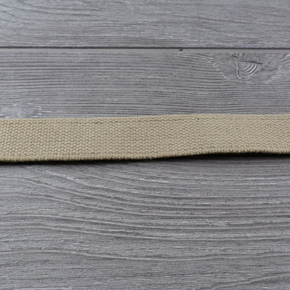 Masters Tournament Kids Golf Belt Green Ribbon Canvas Brown Leather Logo